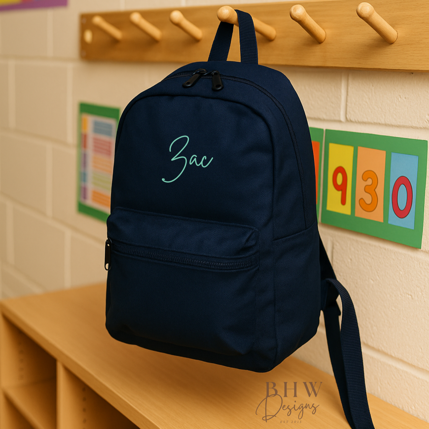 Personalised Kid's Mini Backpack - Navy