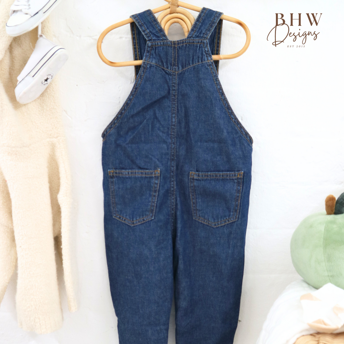 Personalised Denim Dungarees