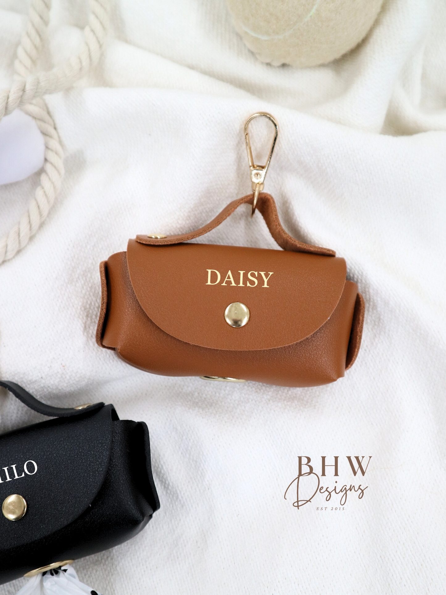 Personalised Dog Poop Bag Holder