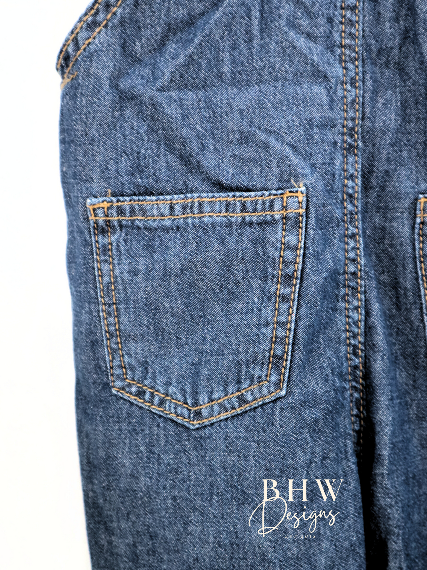 Personalised Denim Dungarees
