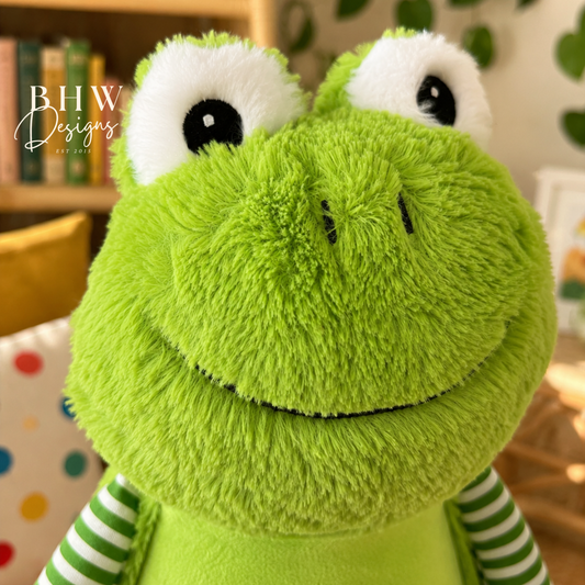 Personalised Frog Soft Toy
