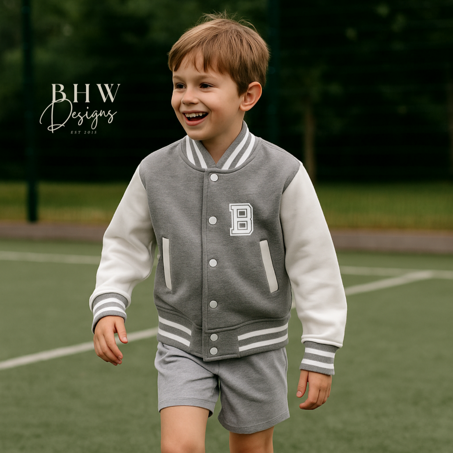 Varsity Jacket - Grey