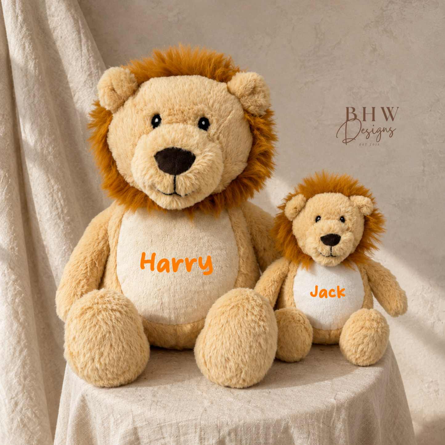Personalised Lion Soft Toy