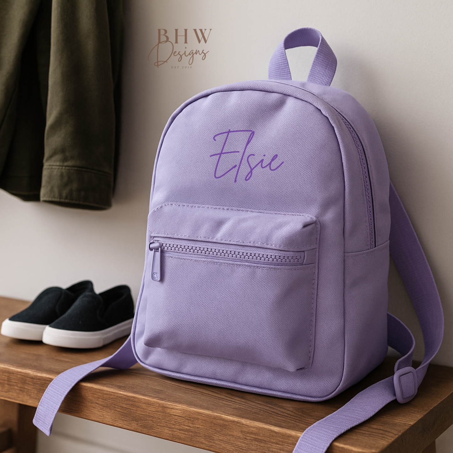 Personalised Kid's Mini Backpack - Lavender