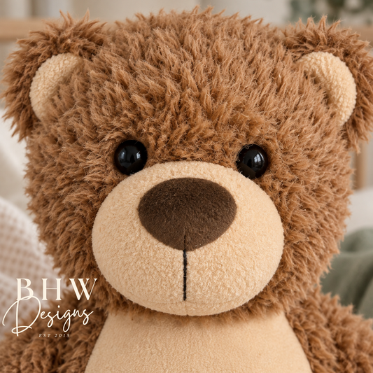 Personalised Brown Teddy Bear