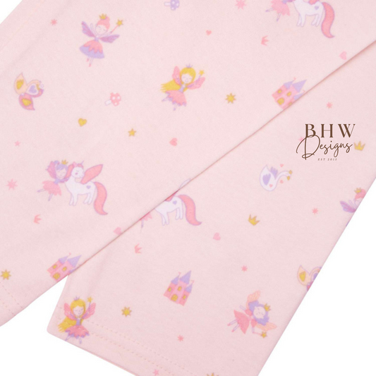 Personalised Birthday Fairy & Unicorn Pyjamas