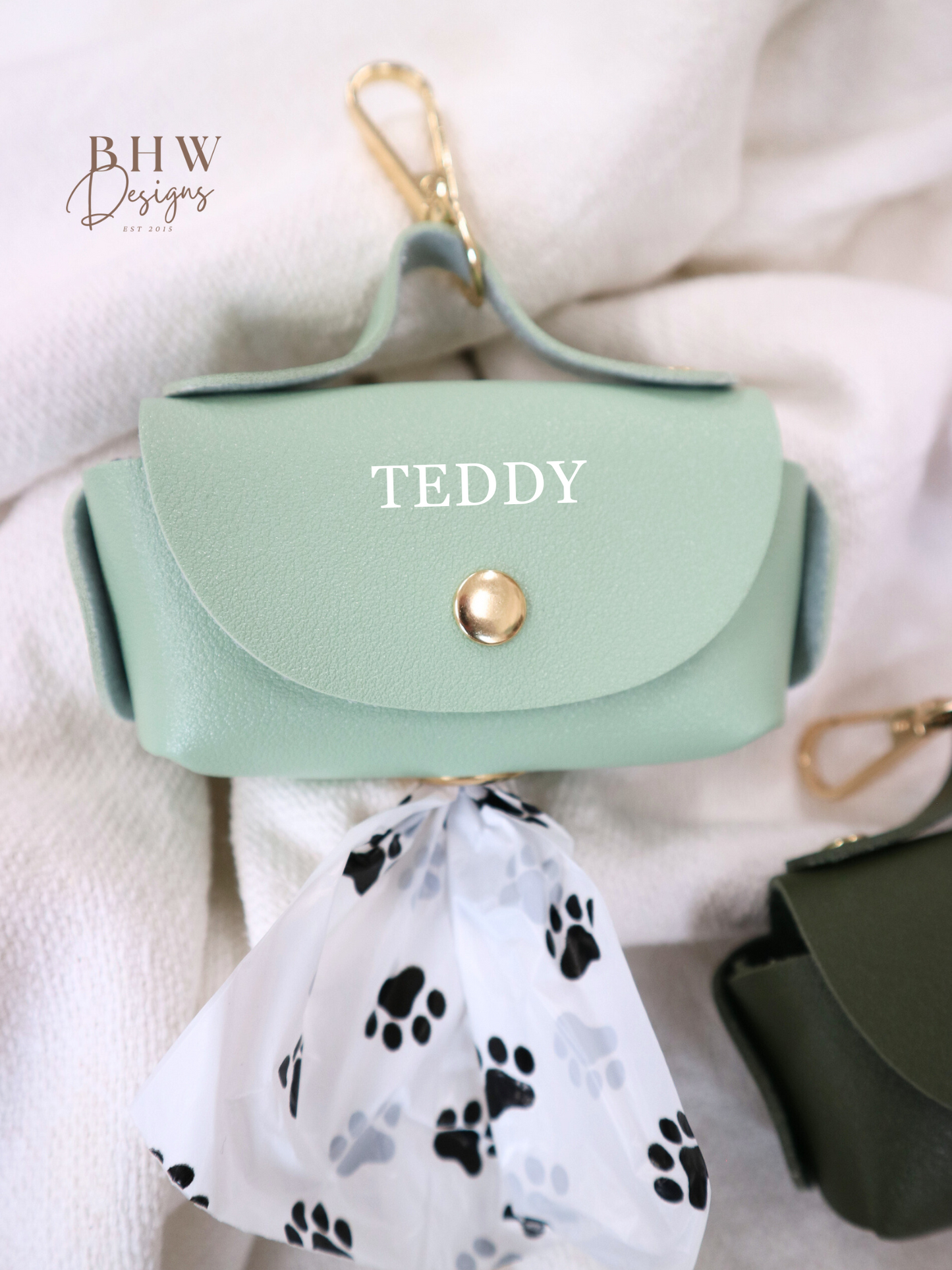 Personalised Dog Poop Bag Holder