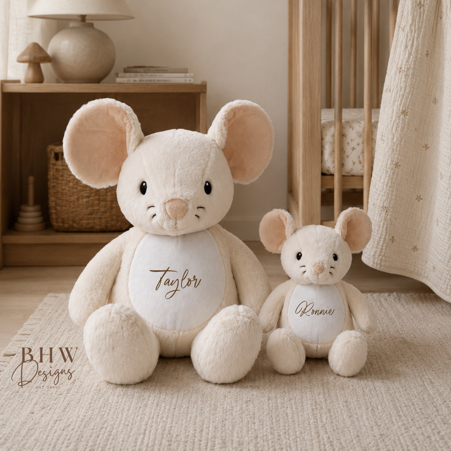 Personalised Mouse Soft Toy