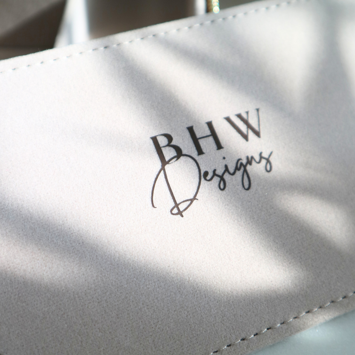 Personalised Velvet Jewellery Case - Moonstone