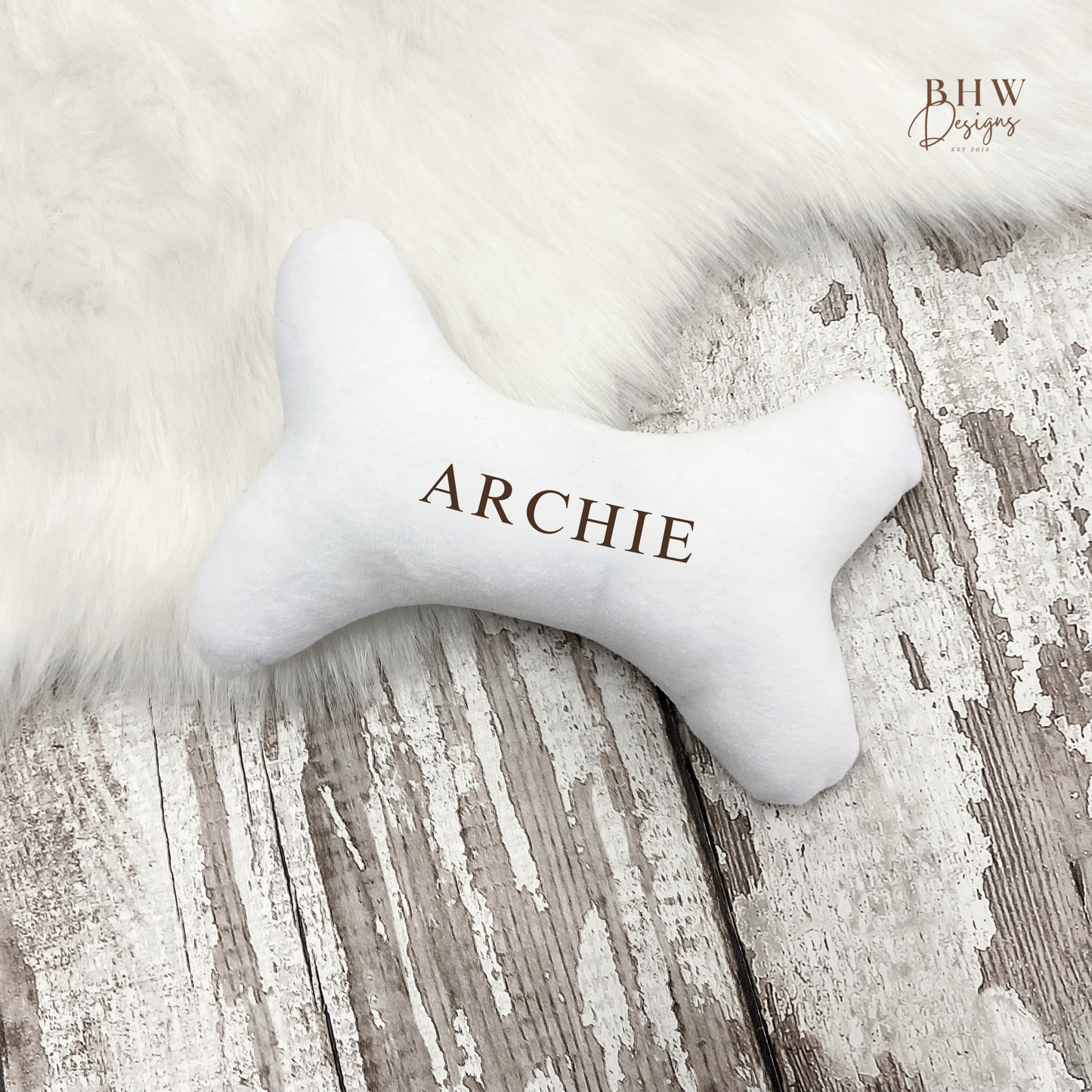 Personalised Dog Bone Toy