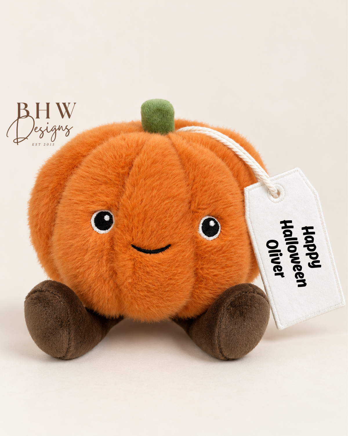 Personalised Pumpkin Soft Toy
