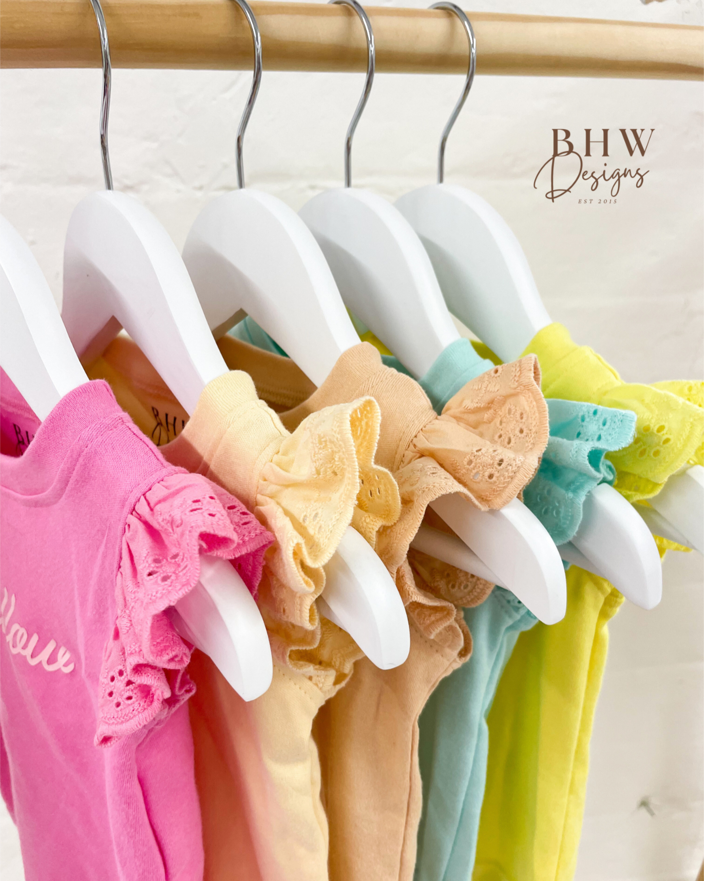 Personalised Frill T-shirt and Short set - Pink