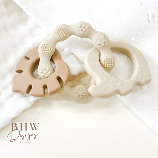3 Piece Silicine Teether