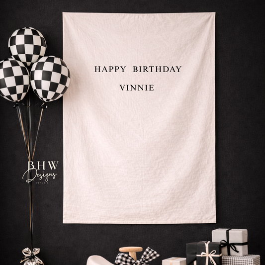 Personalised Birthday Banner