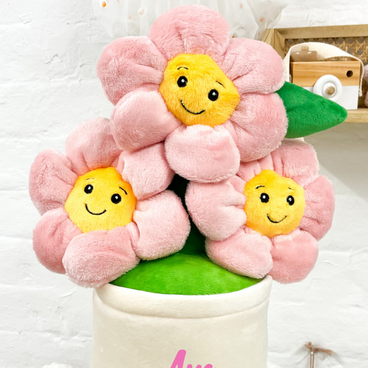 Personalised Flower Pot Soft Toy