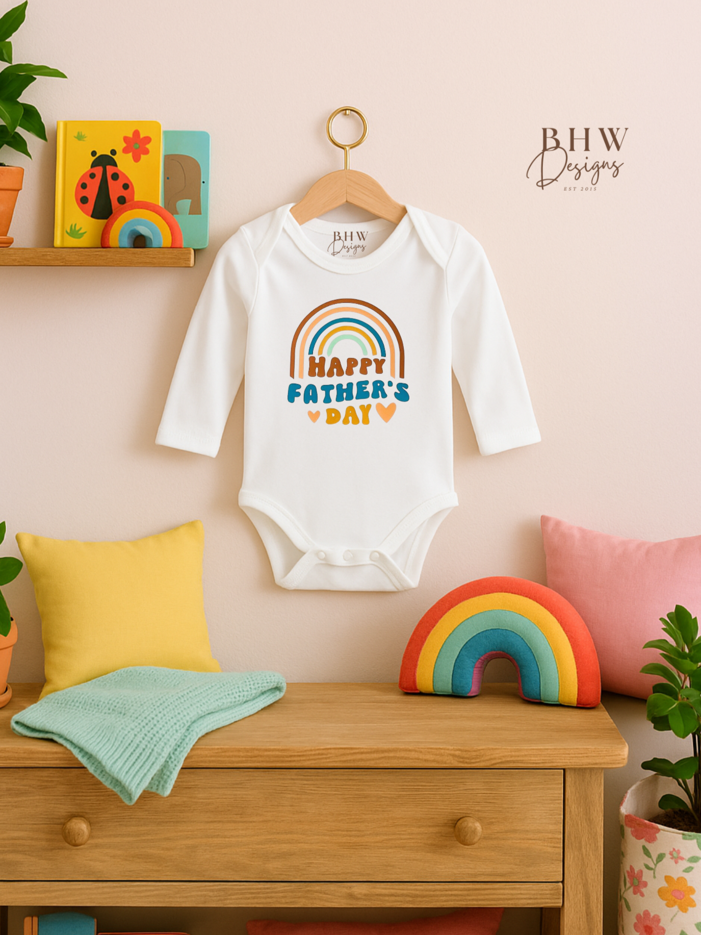 Happy Father's Day Baby Vest