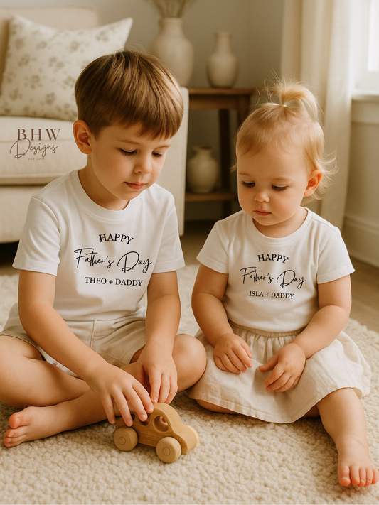 Happy Father's Day Personalised T-shirt