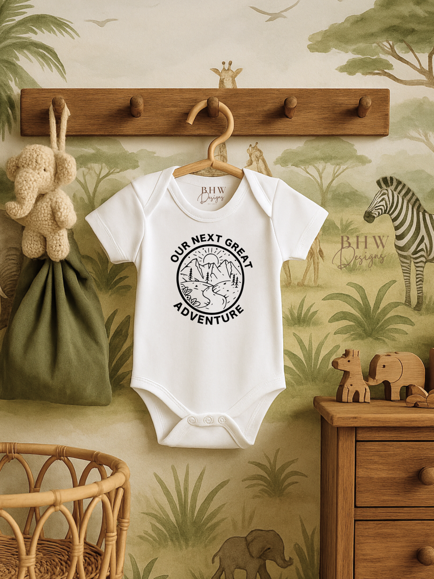 Our Next Great Adventure Baby Vest