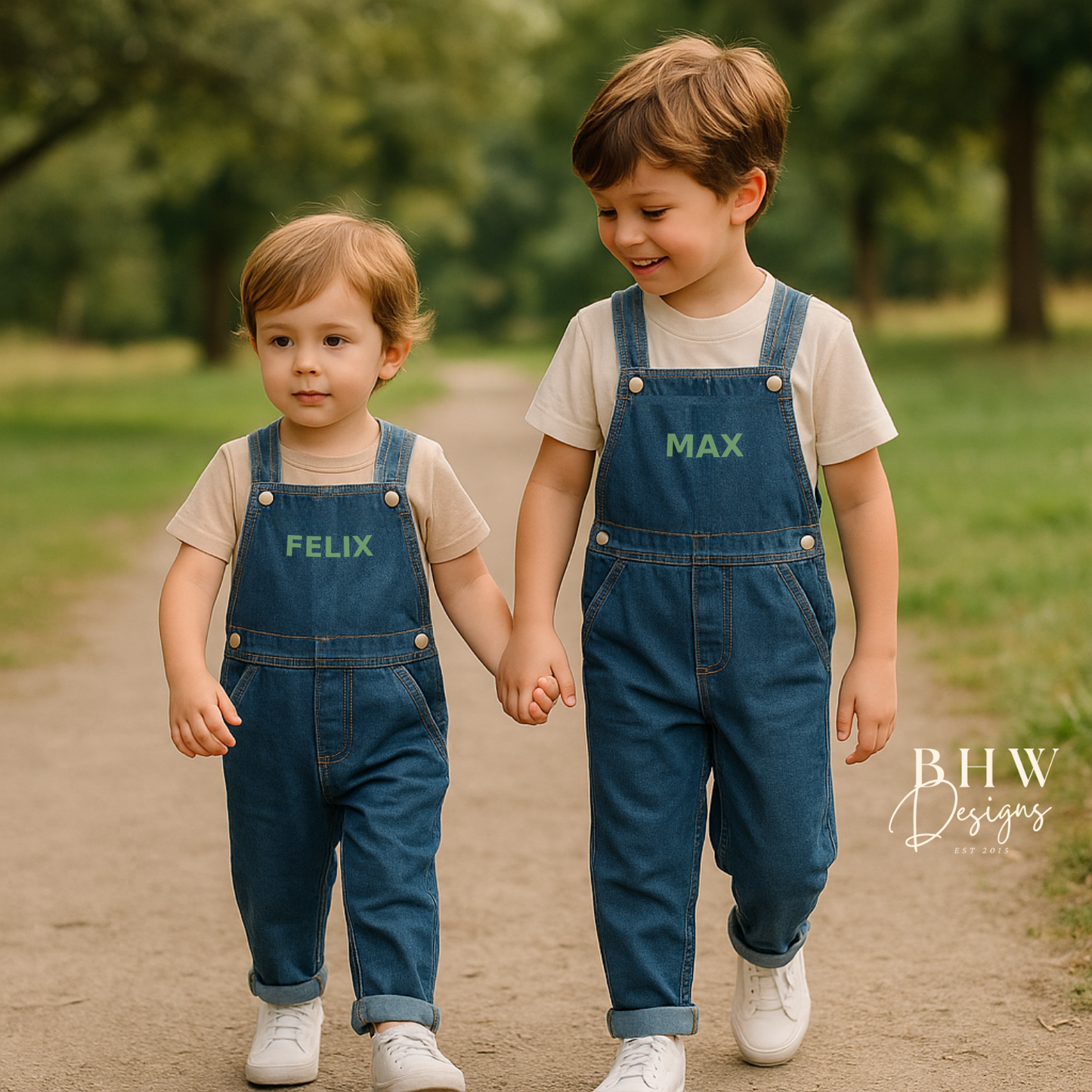 Personalised Denim Dungarees