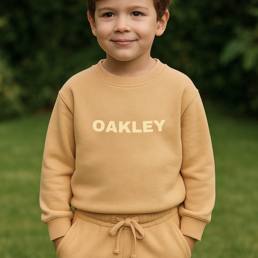 Personalised Sweatshirt and Short Jersey Set - Sand