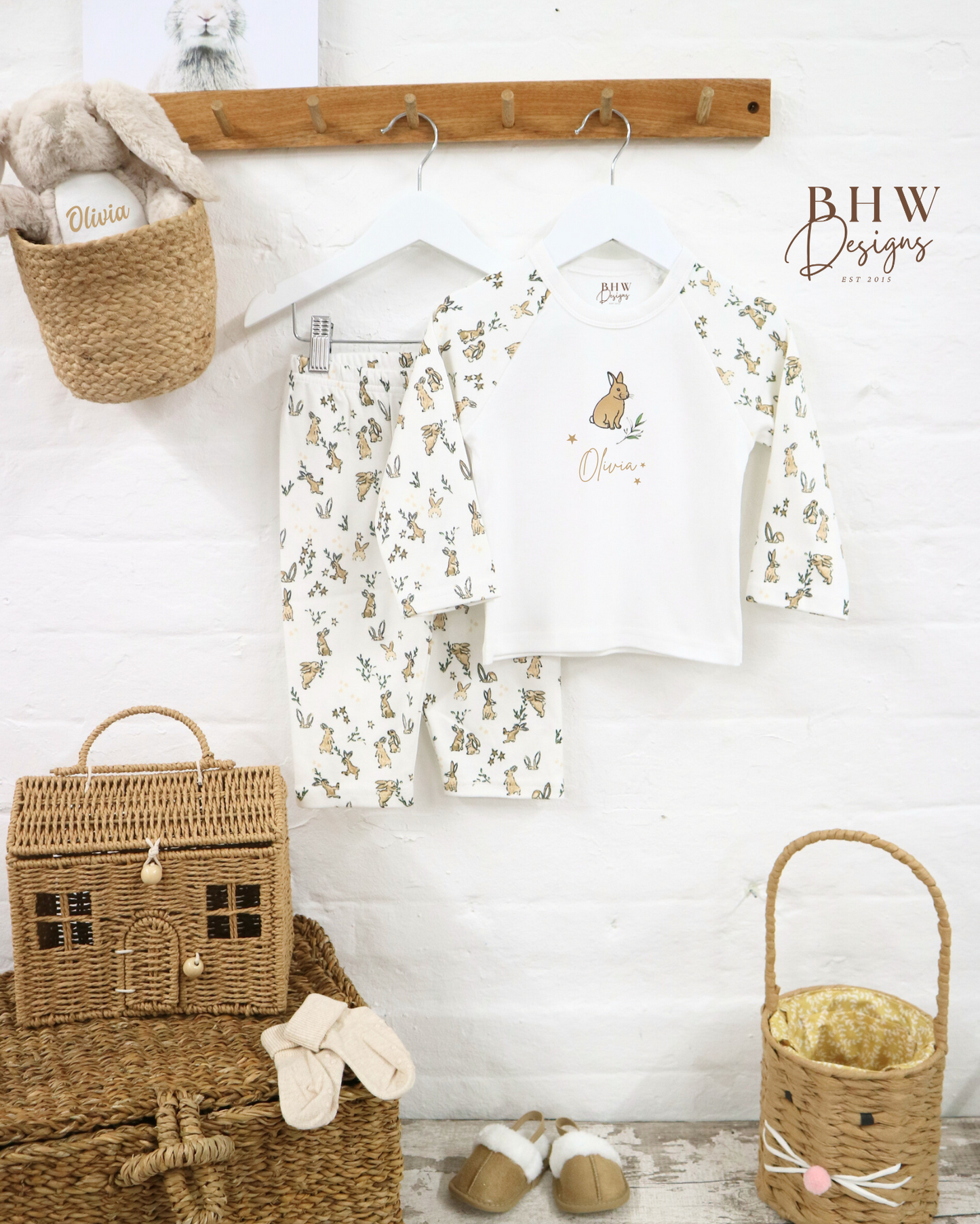 Personalised Bunny Pyjamas