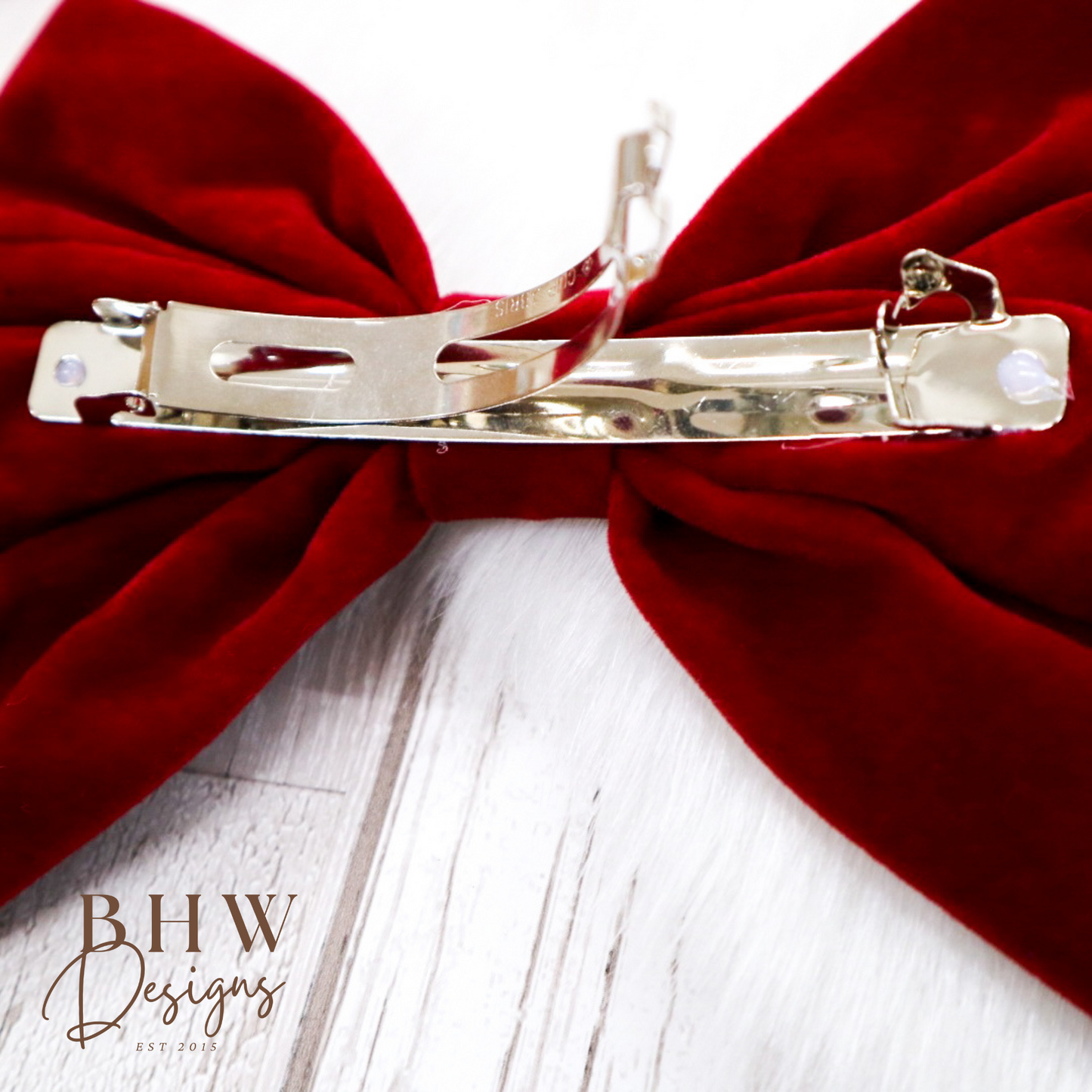Large Red Velvet Bow