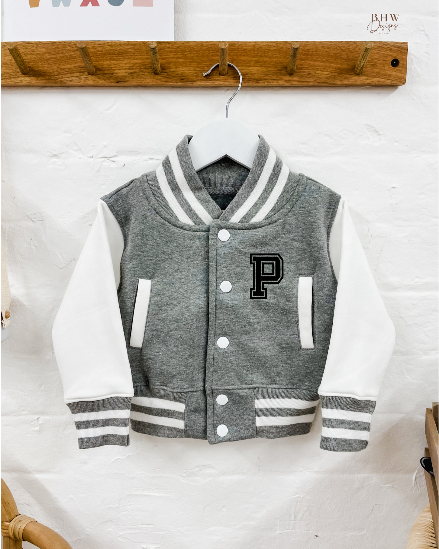 Varsity Jacket - Grey