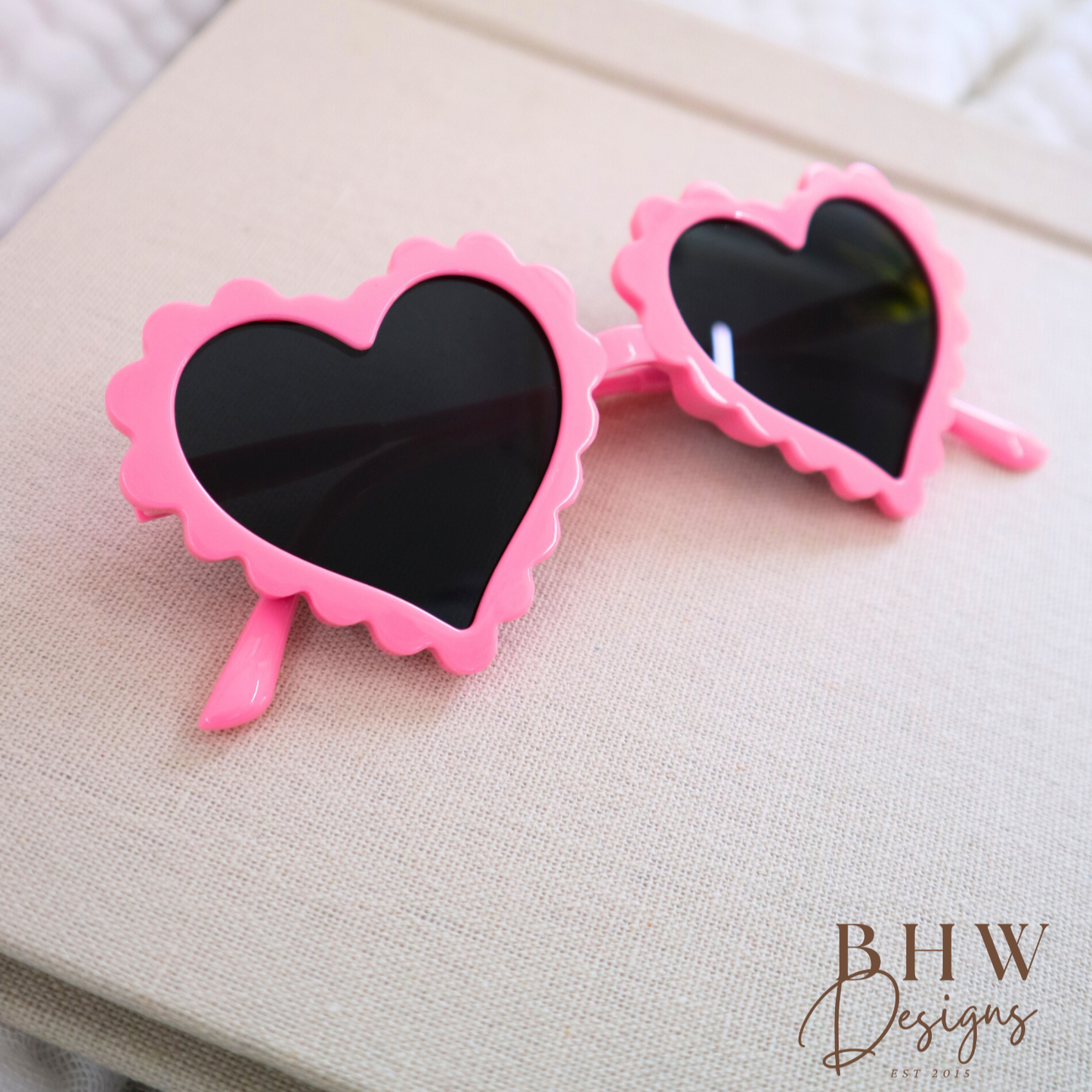 Kid's Heart Scallop Sunglasses