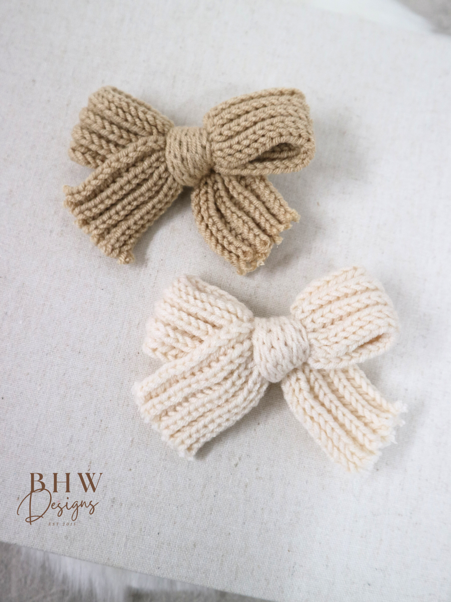 Knitted Hair Bow