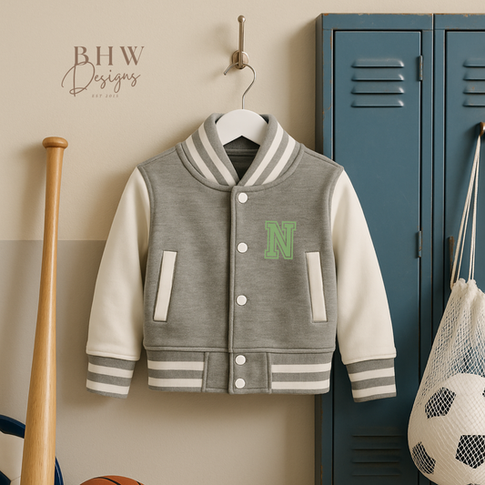 Varsity Jacket - Grey