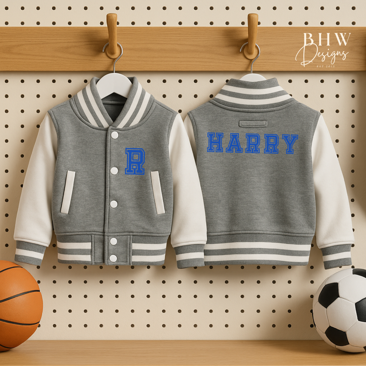 Varsity Jacket - Grey