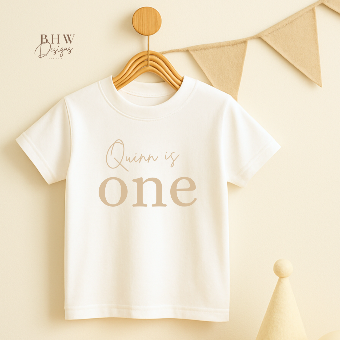 Personalised One Birthday Children's T-shirt