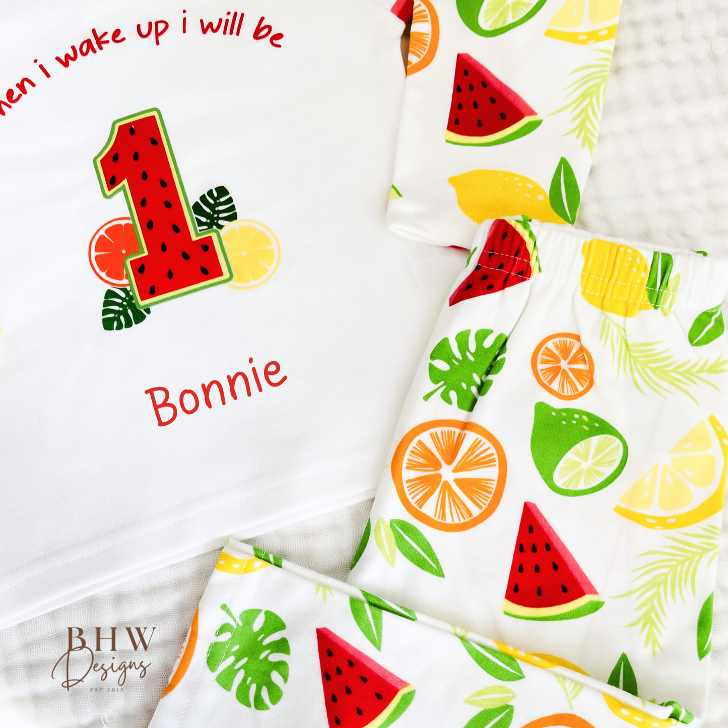 Birthday Children's Fruit Pyjamas