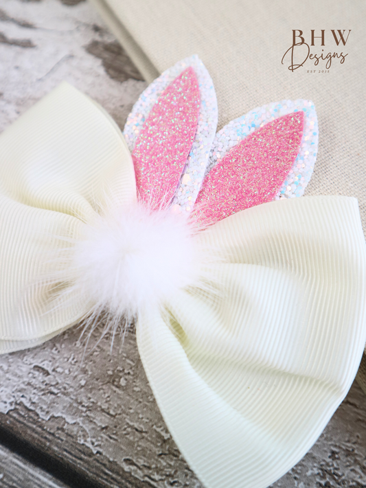 Girl's Bunny Ear Hair Bow