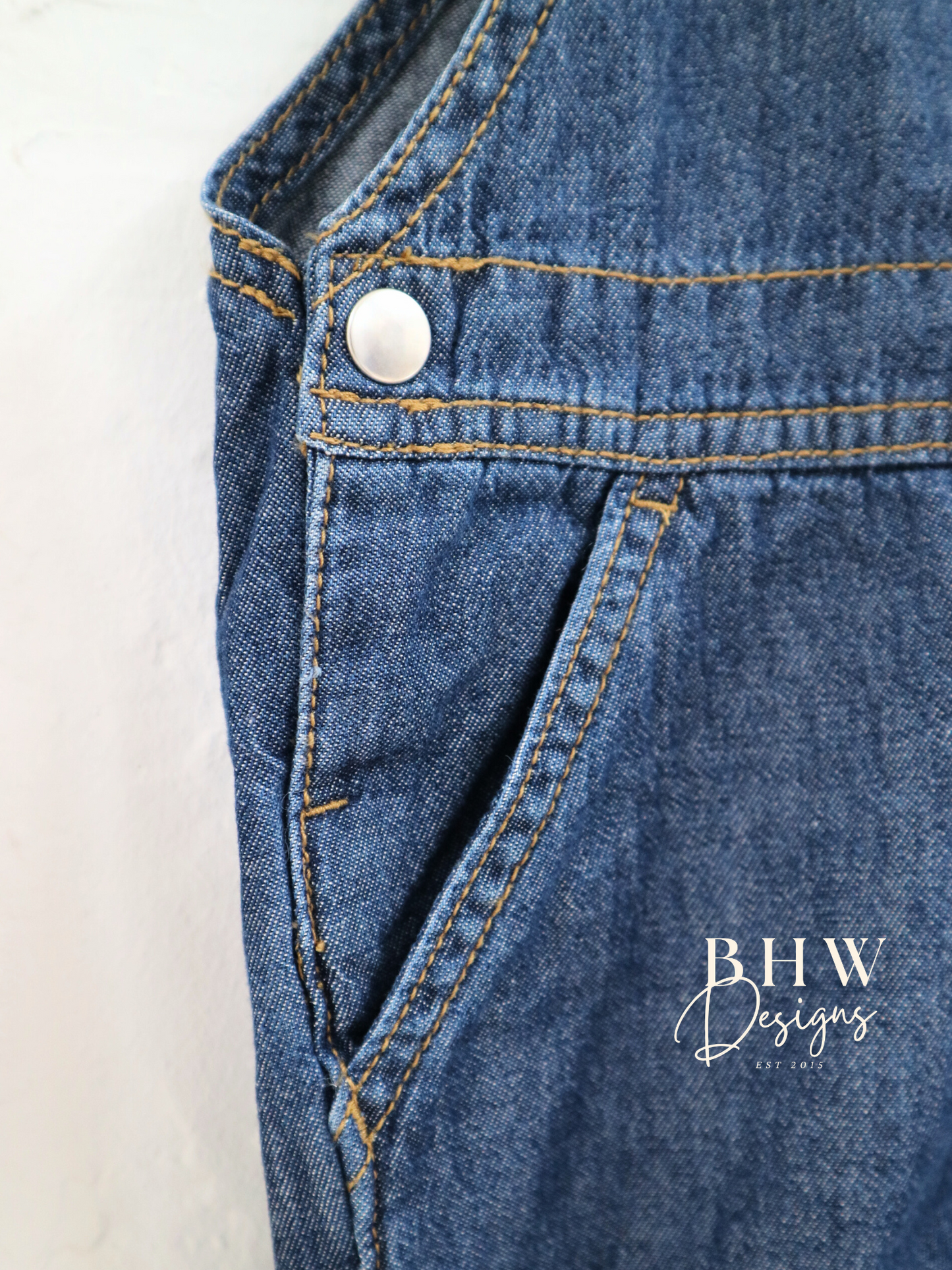 Personalised Denim Dungarees