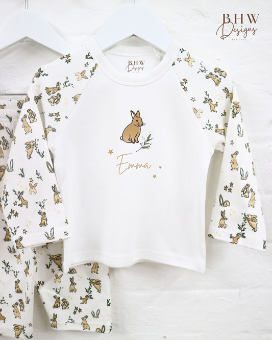 Personalised Bunny Pyjamas