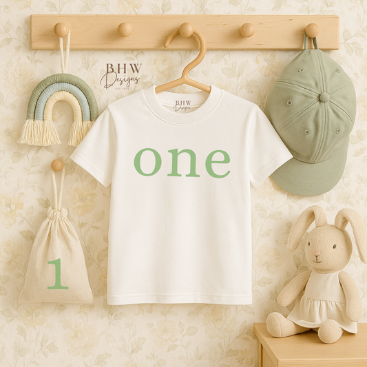 One Birthday Children's T-shirt