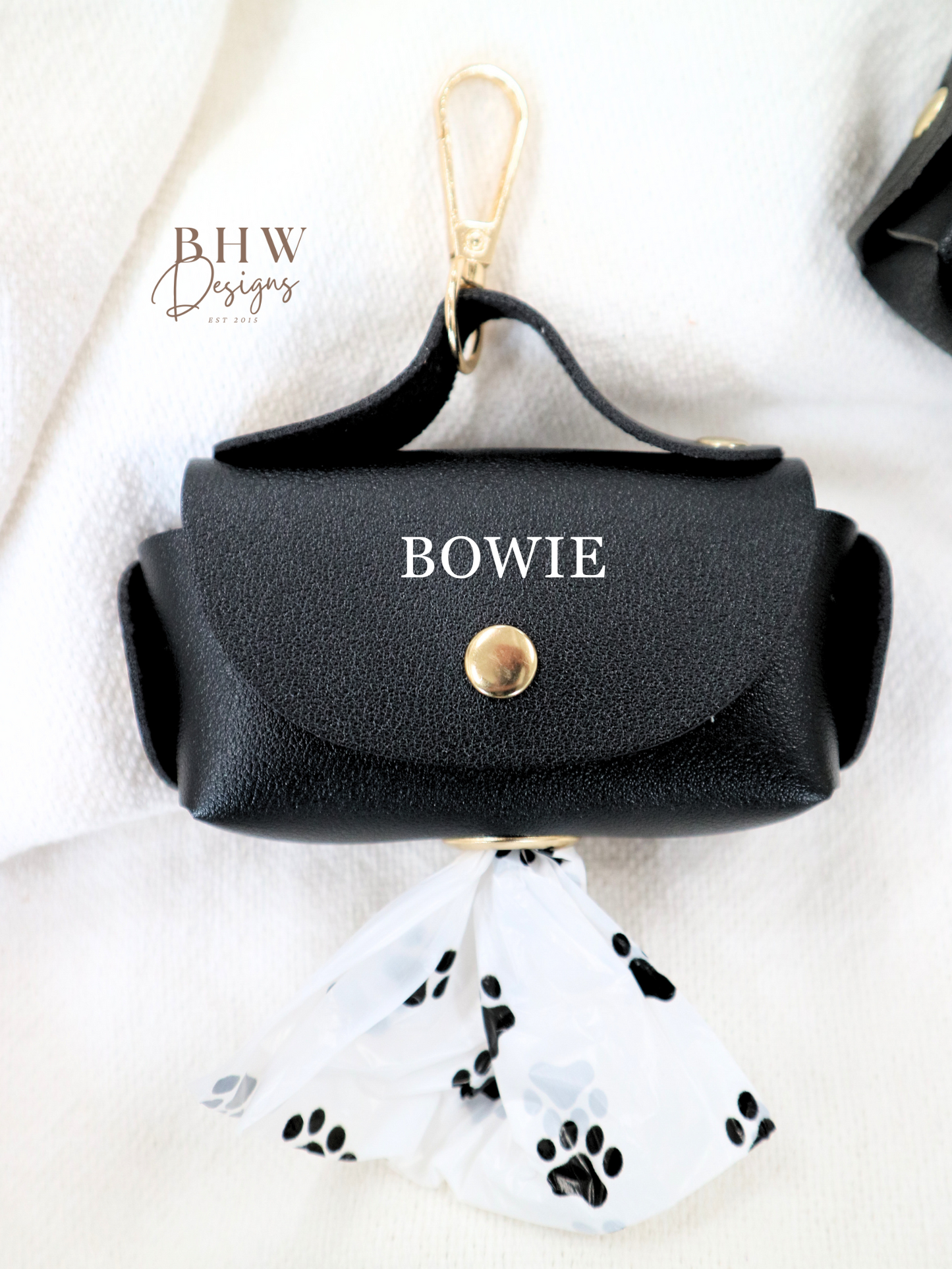 Personalised Dog Poop Bag Holder