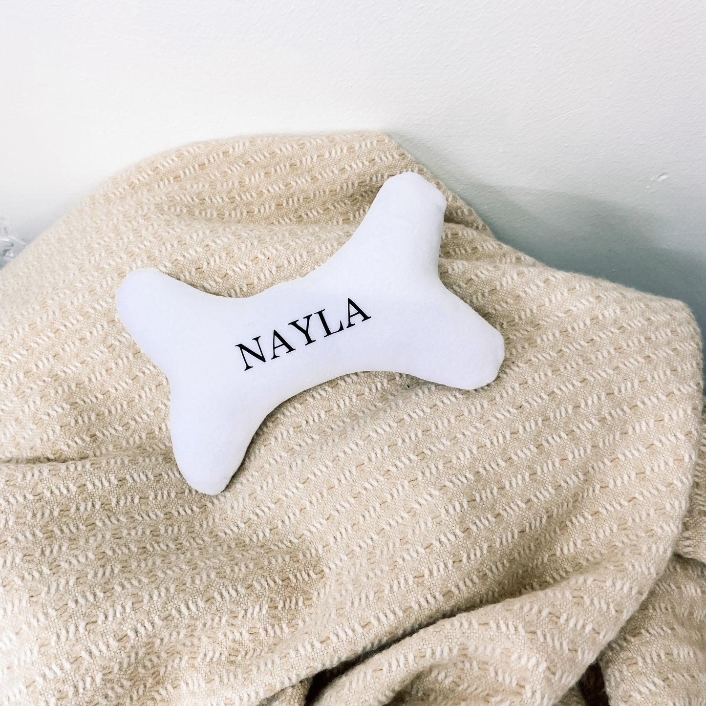 Personalised Dog Bone Toy