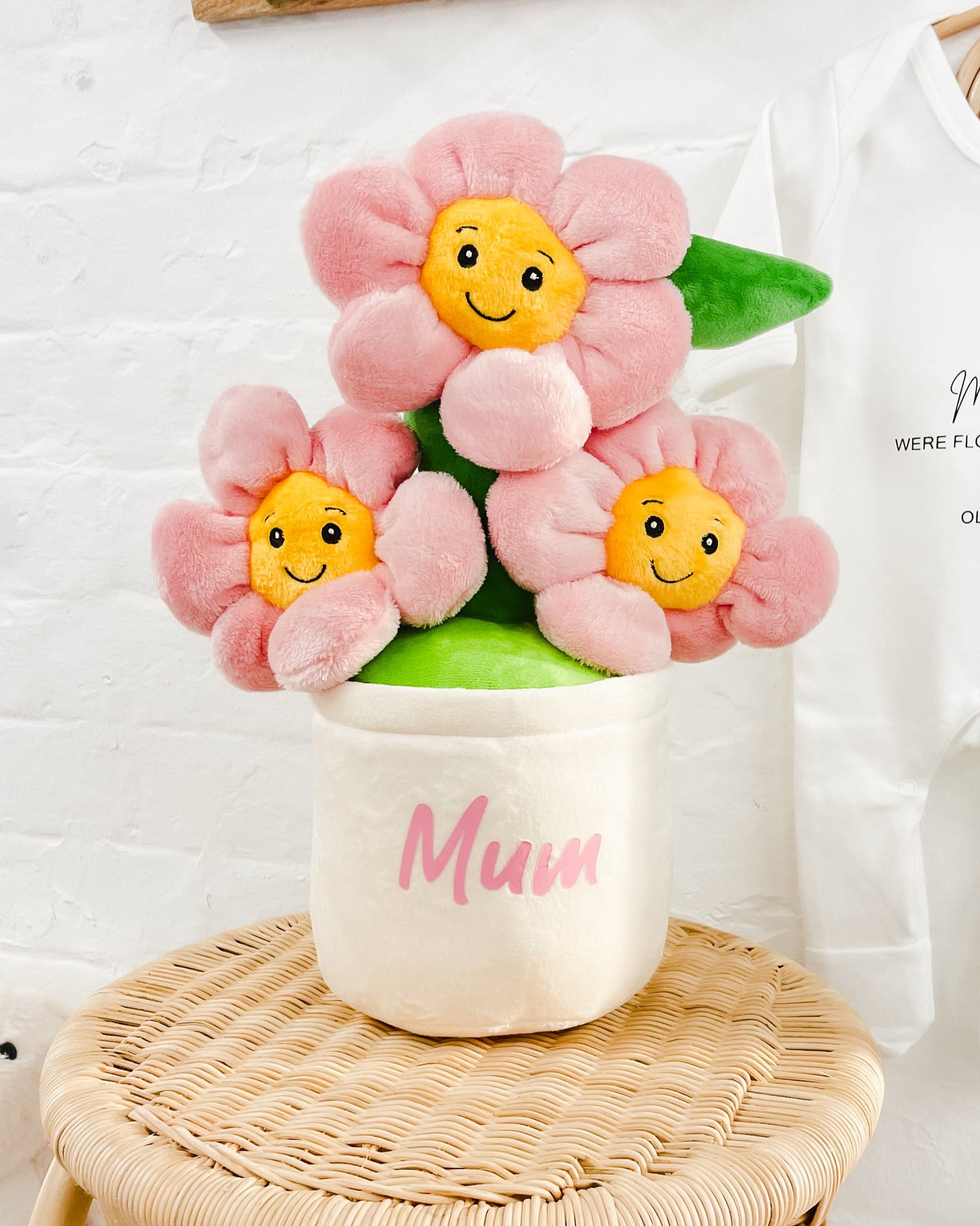 Personalised Flower Pot Soft Toy