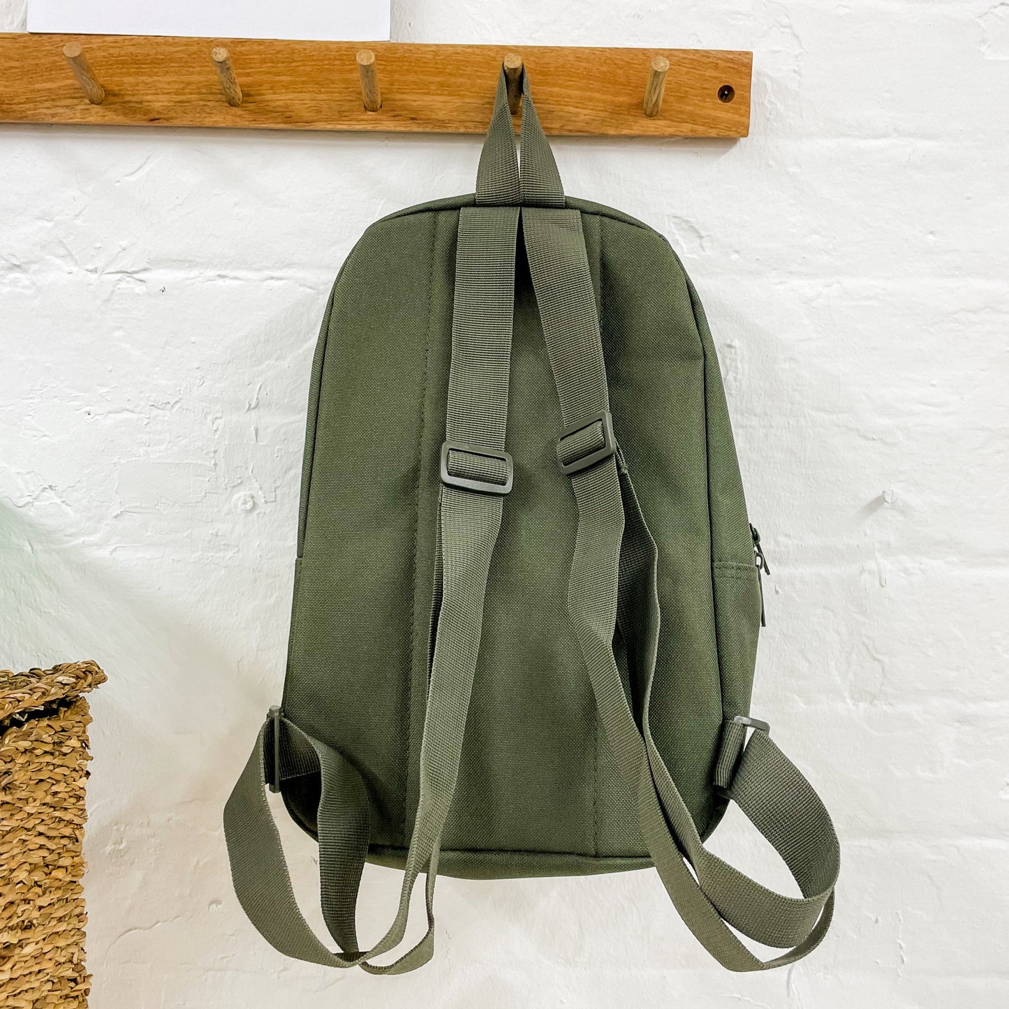 Personalised Kid's Mini Backpack - Olive Green