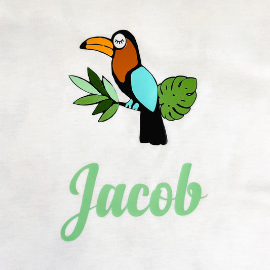 Personalised Toucan Children's Short Pyjamas