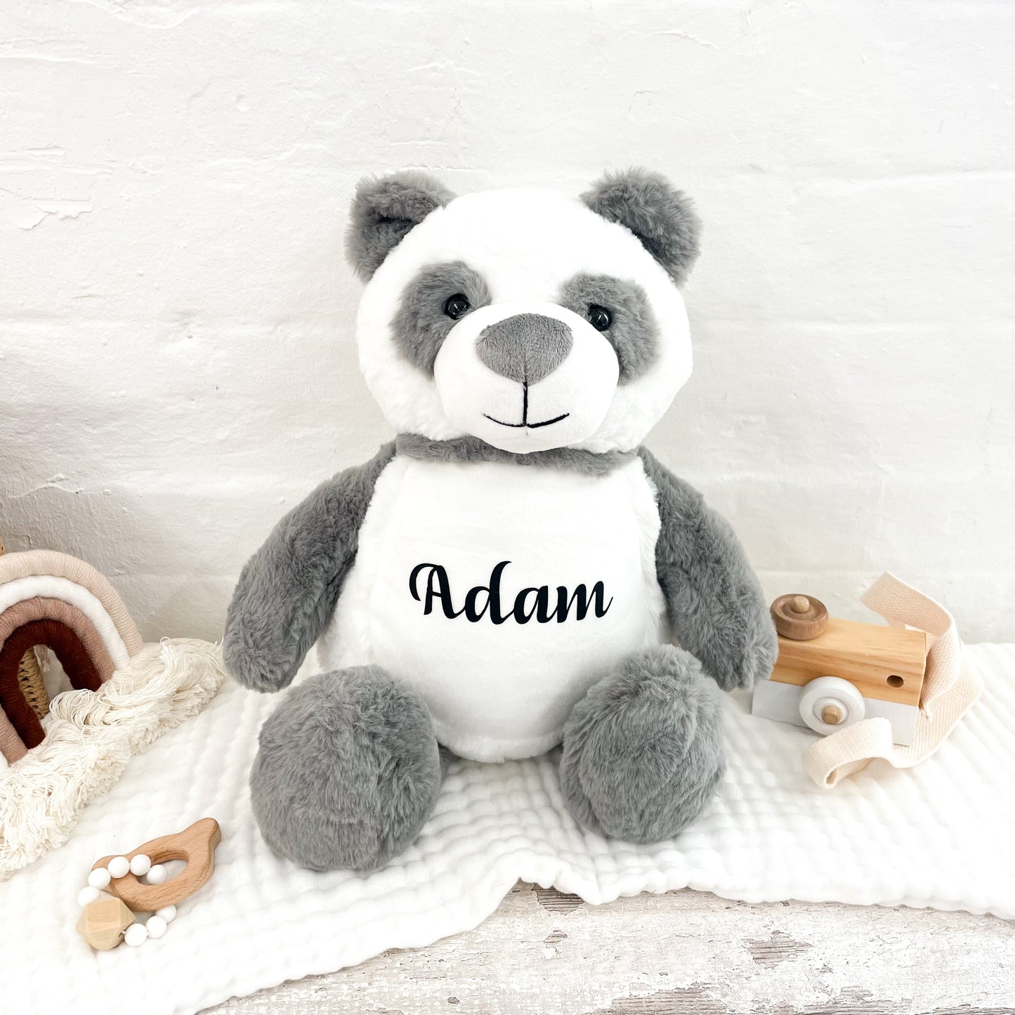 Personalised Panda Soft Toy