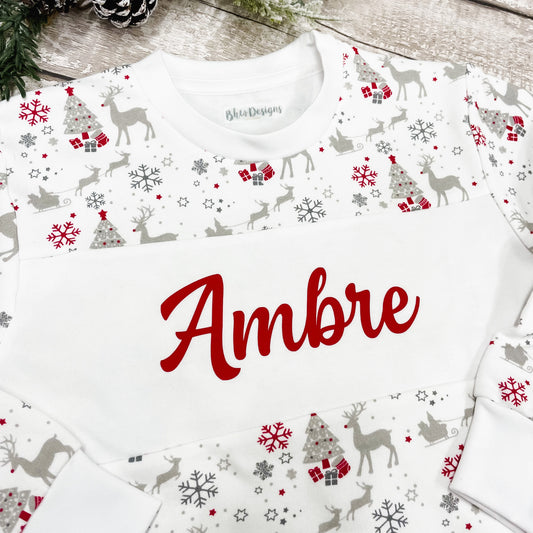 Personalised Kid's Christmas Sweatshirt