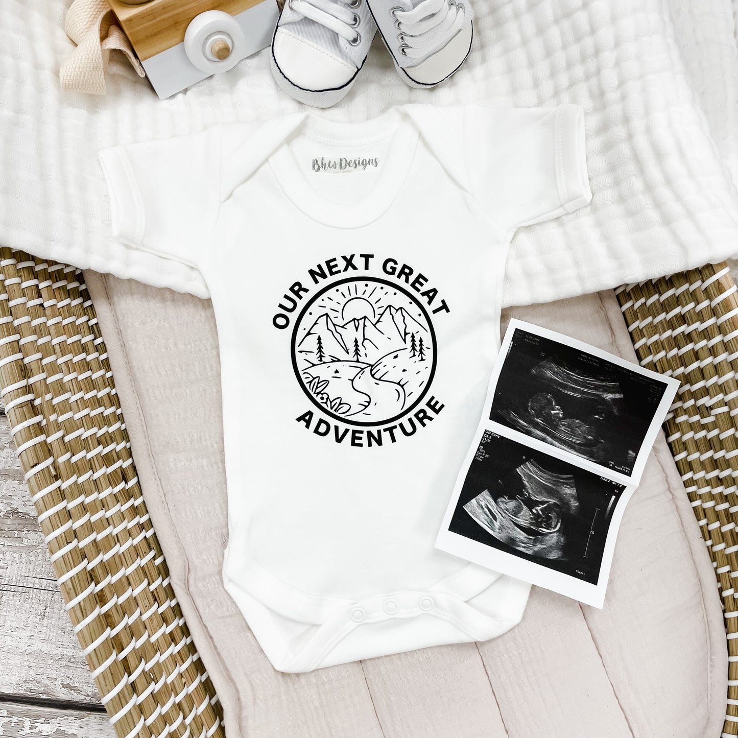 Our Next Great Adventure Baby Vest