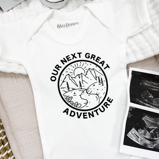 Our Next Great Adventure Baby Vest