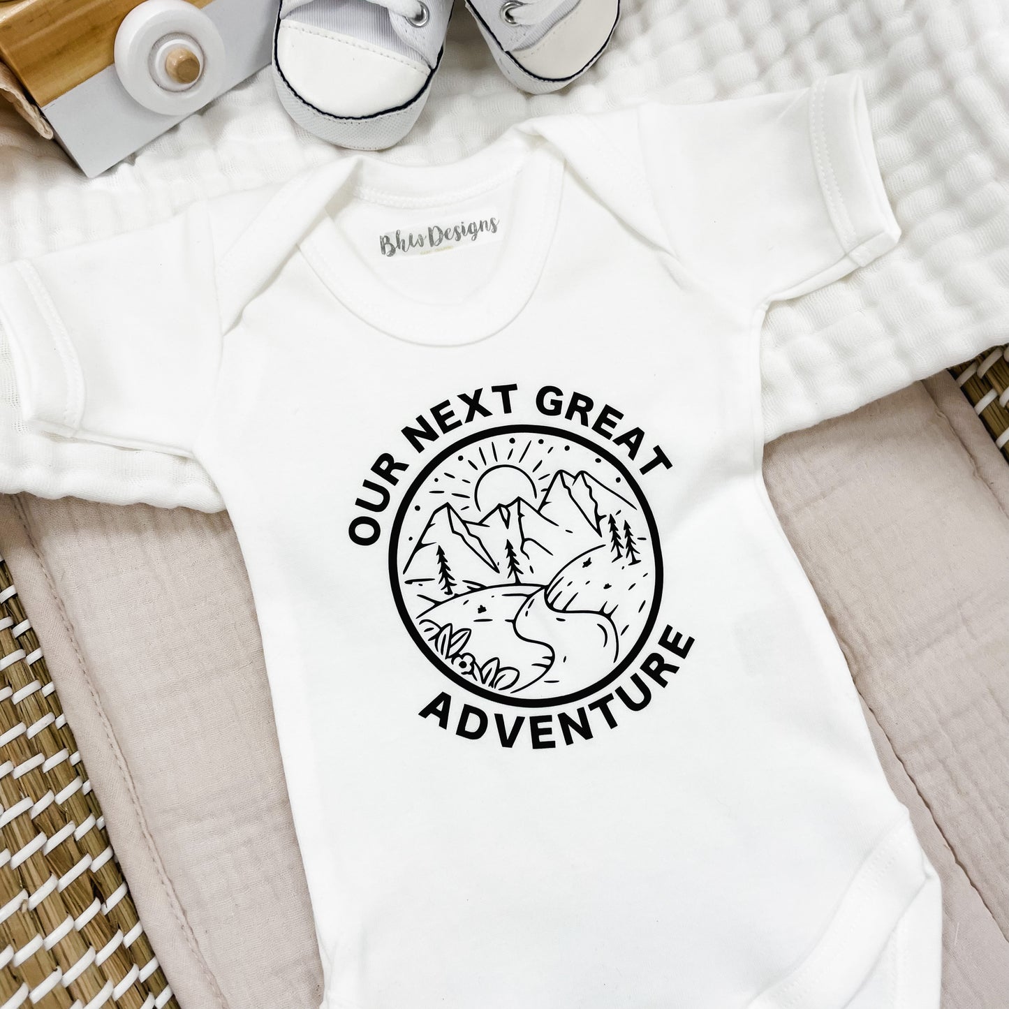 Our Next Great Adventure Baby Vest