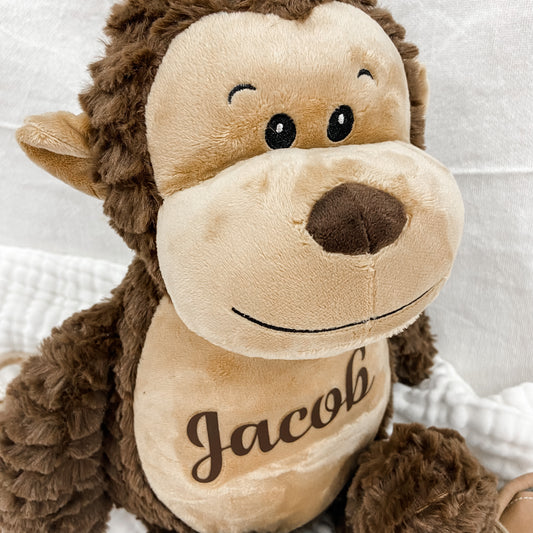 Personalised Monkey Soft Toy