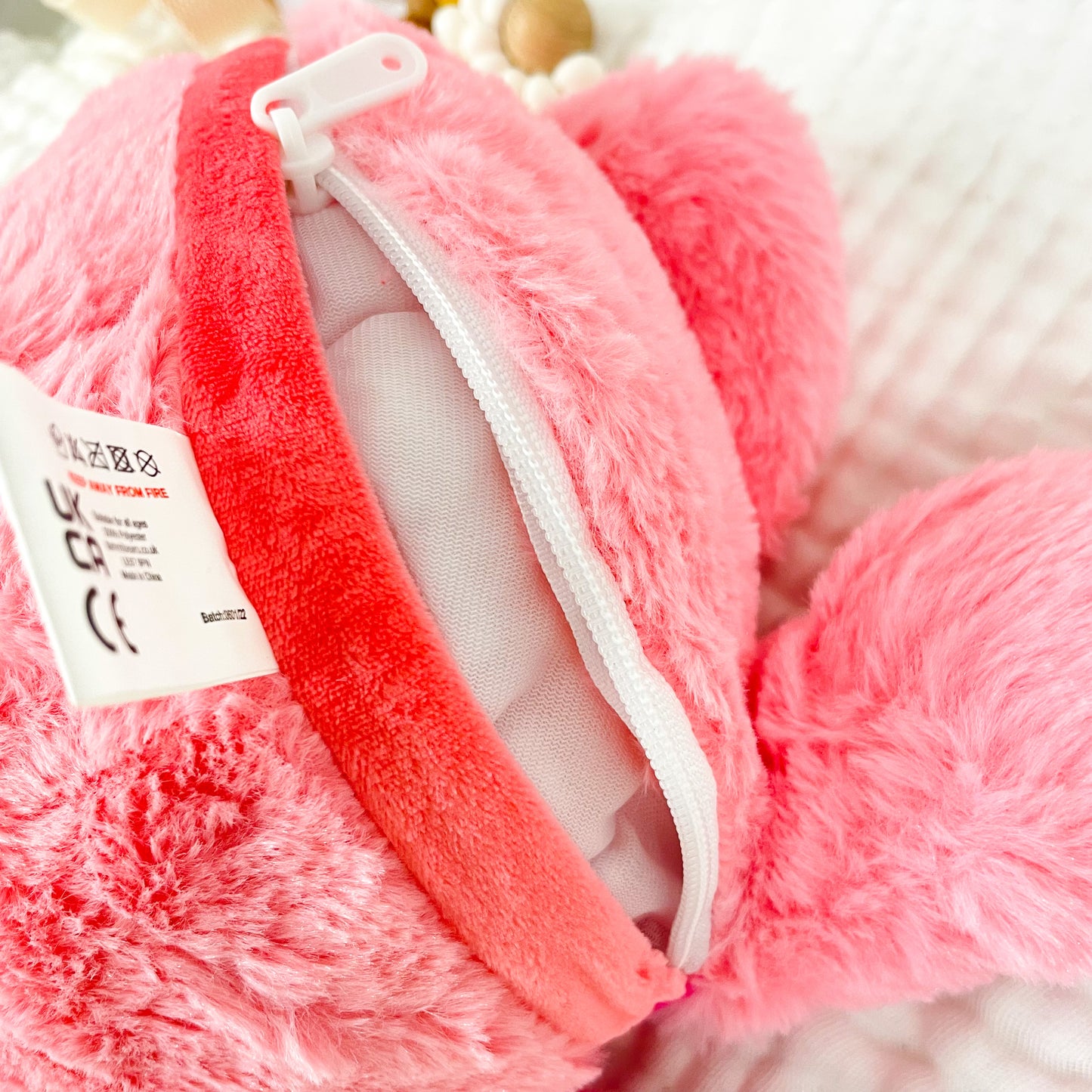 Personalised Pink Monster Soft Toy