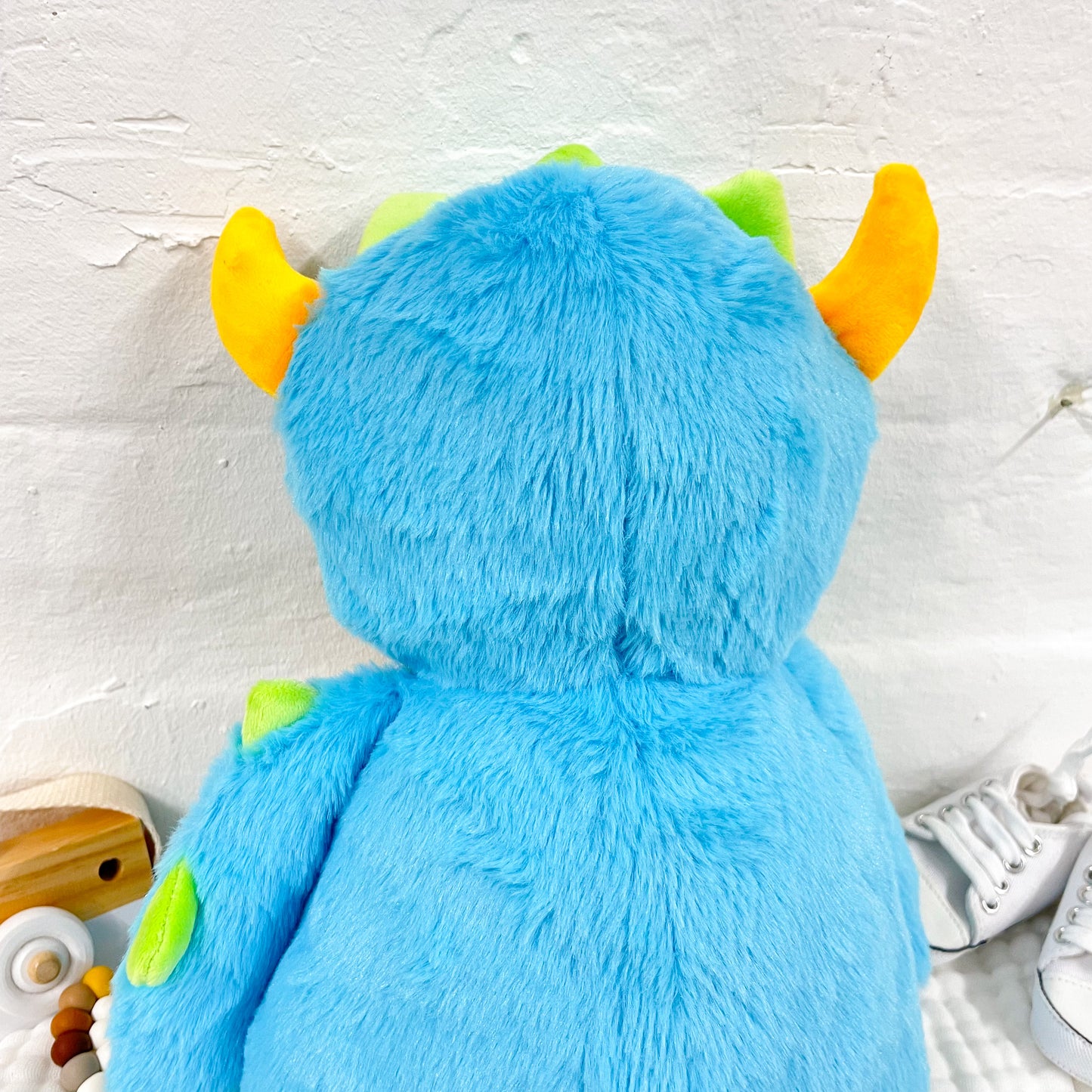 Personalised Blue Monster Soft Toy